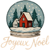 Boule de Noël Maison Rouge