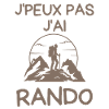 J'peux pas j'ai rando