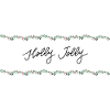 Holly Garland Border