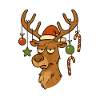 Weihnachten Rudolf Merry Christmas