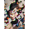 Glitch Butterfly Portrait
