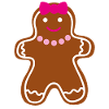 Cookie Woman Gingerbread Woman Christmas Advent