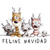 Félin Navidad Chats Noël