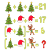 Divertente Natale Insegnante di Matematica bambini Umorismo di Natale