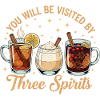 Christmas "Three Spirits" drink Humor