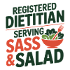 Registered Dietitian Serving Sass & Salad Expert 