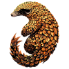 Pangolin Pangolin Pine Cone Pangolins