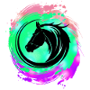 Horse Head Neon Circuit