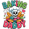 Backen Daddy Schädelkoch Motiv