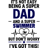 Heart + Swimming – Super Dad Swimmer