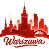 Warsaw Warszawa Capital Poland Red Gift