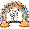 Hoppelhase Rainbow Swing