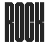 Bold and minimal geometric Rock logo