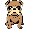 Bulldog Dog T-shirt Gift Christmas