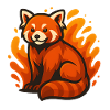 Burning Red Panda