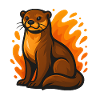 Flaming Otter