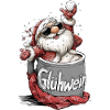 Mulled Wine Santa Mug Motif