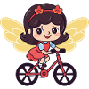 Fairy Cute Bicycle Comic