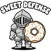 Knight with donut