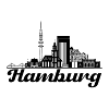 Hamburg Skyline Silhouette