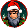 Monkey Christmas / Santa Claus Monkey