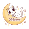 Dreamy Lunar Cat