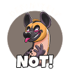 Definitely No Hyena Caricature