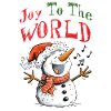 Lustiger singender Schneemann Weihnachtslieder