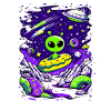 Beignet extraterrestre dans l’espace