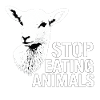 Stop Eating Animals Vegan Message