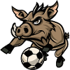 Wildschwein Fußball-Dribbler