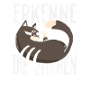 Erkenne die Zeichen - Freche Katzen-Message