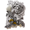 Ornamental Floral Pattern Gold