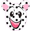 Cheerful Bear Face Cartoon