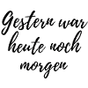 Hier était toujours demain – Calligraphy Spruc