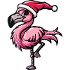 Noël flamant rose