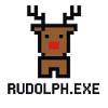 Rudolph.exe Pixel Reindeer