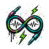 Infinity Neon Energy Music Graphics