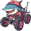 Shark Tractor Farmer