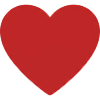 Red Heart Icon Print