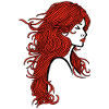 Pretty girl with red hair