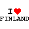 I love Finland - Finnland Herzdesign