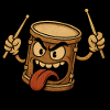 Aggressive Drum Monster