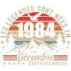 Rétro Décembre 1984 - Cadeau 41 Ans