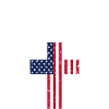 America Cross Flag