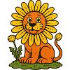 Sunflower Mane Lion