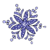 blaue_Schneeflocke
