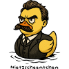 Nietzscheentchen - Nietzsche als Badeente