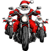 Motorcyclists Christmas