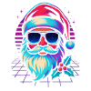  Weihnachtsmann Lustig Retro Gaming
